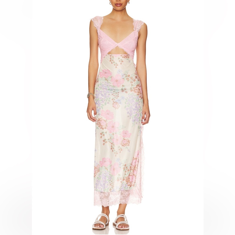 Free People Suddenly Fine Maxi Slip Dress